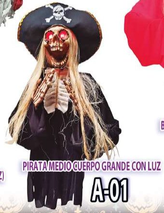 Pirata medio cuerpo grande con luz