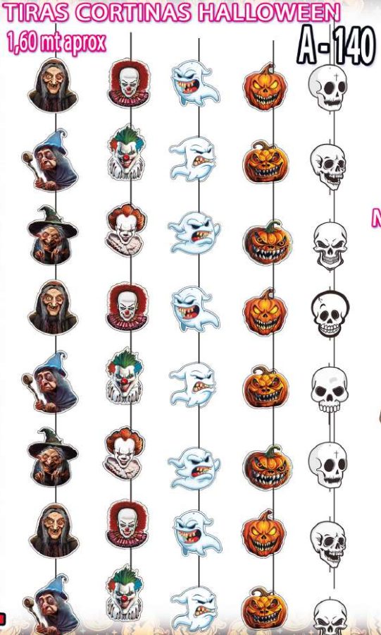 Tiras cortina Halloween
