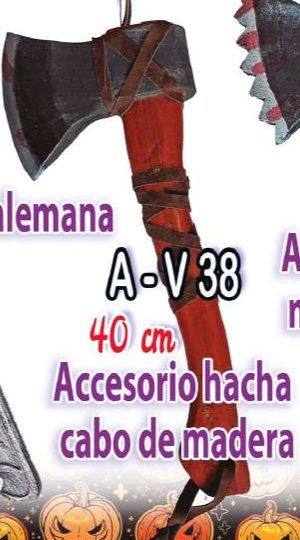 Hacha cabo de madera
