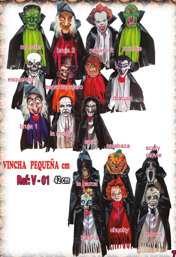 Vincha pequeña de personajes