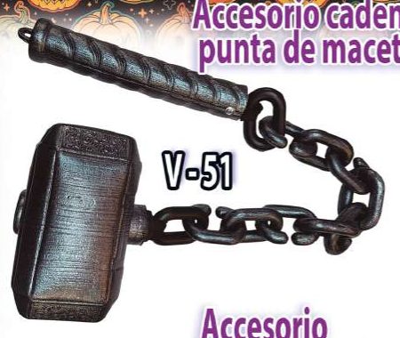 Cadena con punta de maceta